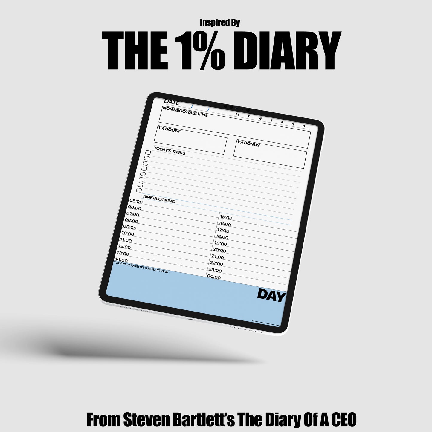 The 1% Digital Diary Template