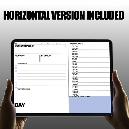 The 1% Digital Diary Template